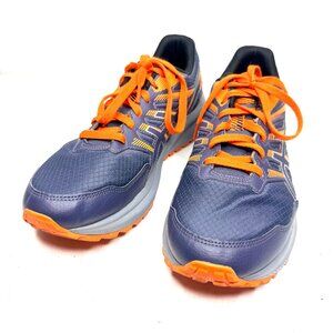ASICS Trail Scout 2 Running Outdoor Travel Shoe Mens 10.5 Blue Orange 1011B181